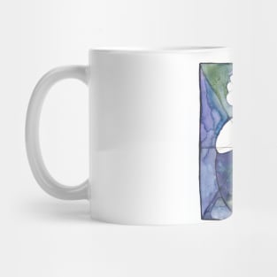 Tulips in a Stained Glass Window Mug